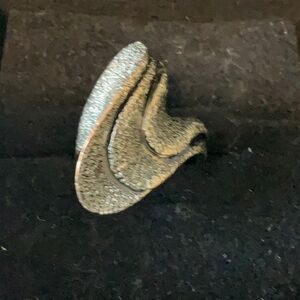Textured Silver Ring